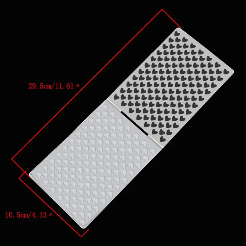 Прозрачные штампы с рисунком сердца вырезанные фотоальбом картонная бумага