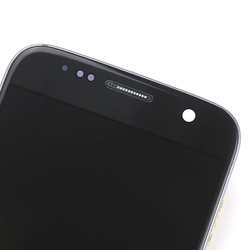Ико качество для samsung S7 край G935f ЖК-экран с рамкой мобильного телефона дисплея