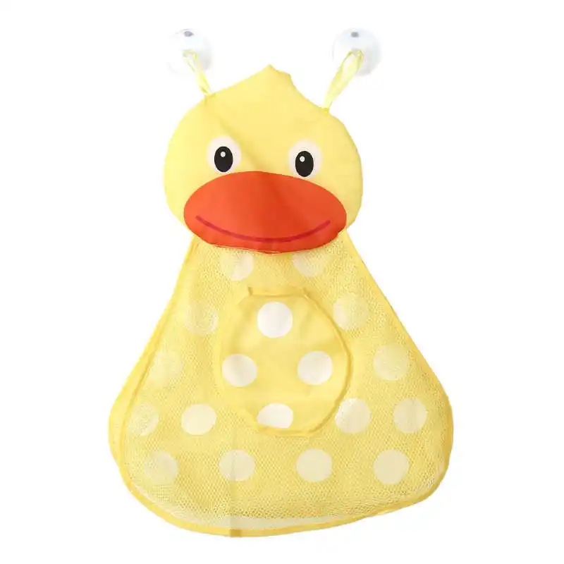 Yellow Детские ванна животного игрушечный Ванна игры сумка Организатор Держатель Ванная комната - Цвет: Yellow