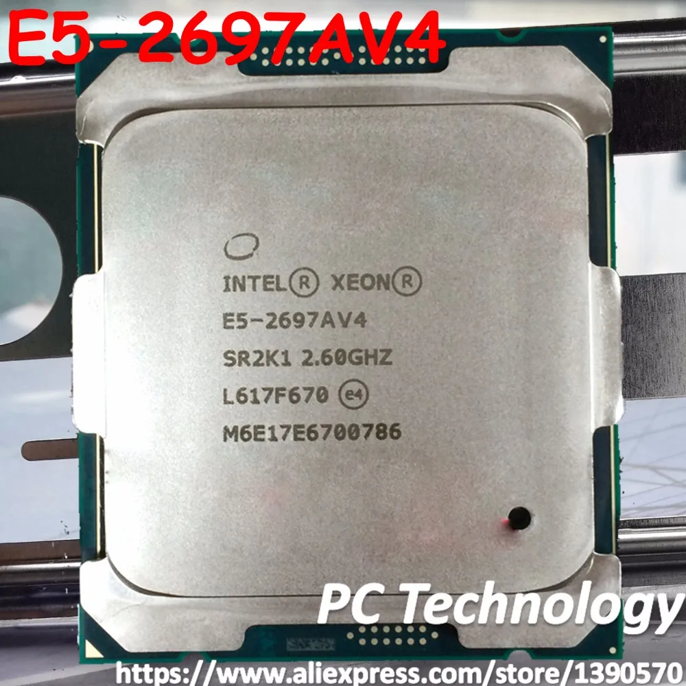 Оригинальный процессор Intel Xeon OEM E5 2697AV4 2 60 ГГц 16 ядер 40 Мб 145 Вт 12 нм V4 1 год гарантии