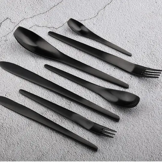 Горячая Распродажа столовые приборы ножи вилки ложки Wester кухонная посуда из