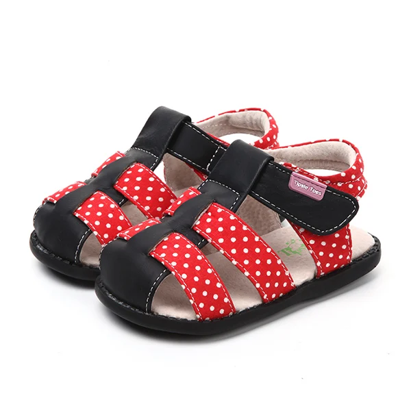 black red Брендовая одежда от tipsietoes года, модные сандалии для малыша, мягкие, дышащие, классные, удобные, для детей, для мальчиков, 21032 кожа, Повседневная - Цвет: black red