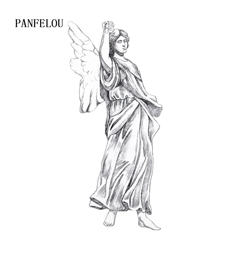 PANFELOU Angel command Скрапбукинг Сделай Сам Хэллоуин тиснение форма в виде карты Бумага
