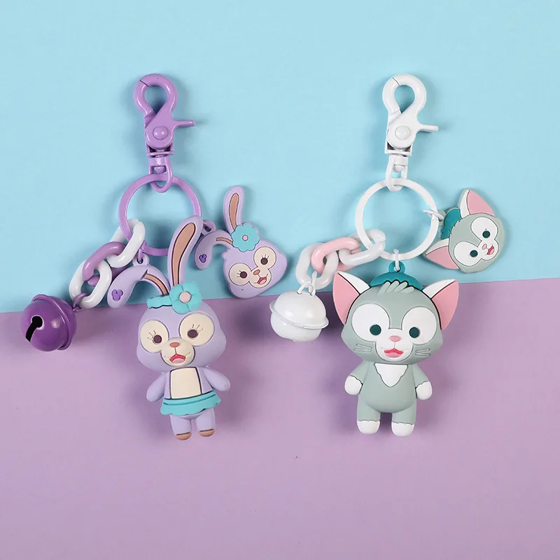 Милый мультяшный клубничный медведь stellalou Rabbit брелок животное кукла брелок рюкзак аксессуары брелоки держатель для ключей