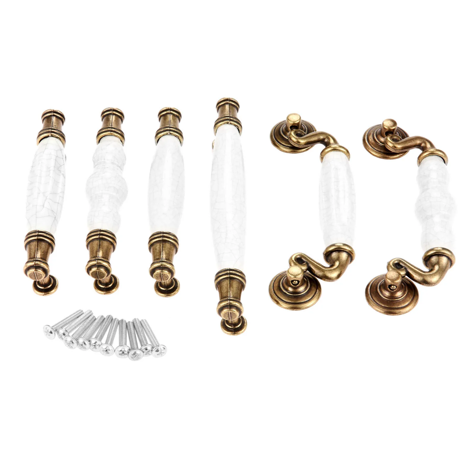 1Pc Antique Bronze Kitchen Cabinet Wardrobe Door Cupboard Handles Furniture Pull Knob Hardware Ceramic Drawers Knobs | Обустройство