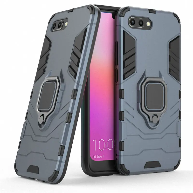 for Huawei Honor 10 COL-L29 COL-AL00 Ring Case Car Holder Phone Note RVL-AL10 Hard Armor Cover | Чехлы для смартфонов