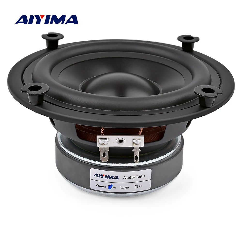 AIYIMA 1Pcs 5.25 Inch Subwoofer Speaker 4 8 Ohm 50W Sound Audio Home Theater Loudspeaker DIY Modification |