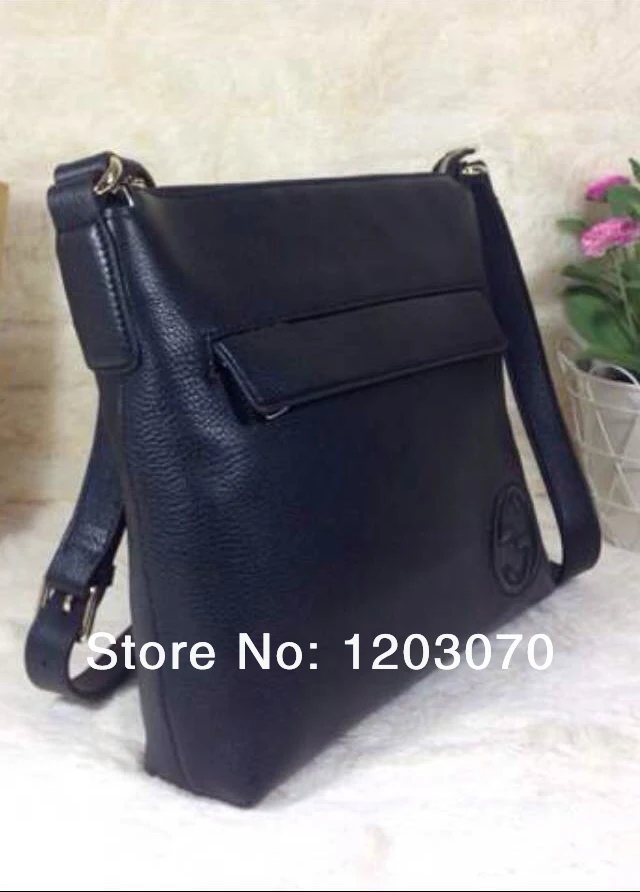 new 2014 Free Shipping Fashion leather messenger bags for men single shoulder bags|bag little|bag shopbag metal |