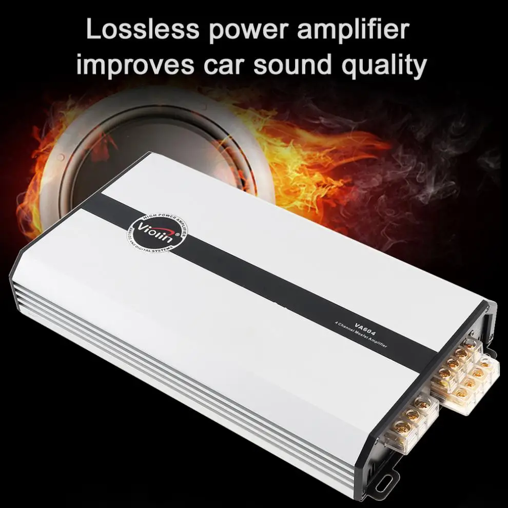 4 канальный высокопроизводительный цифровой автомобильный стереоусилитель