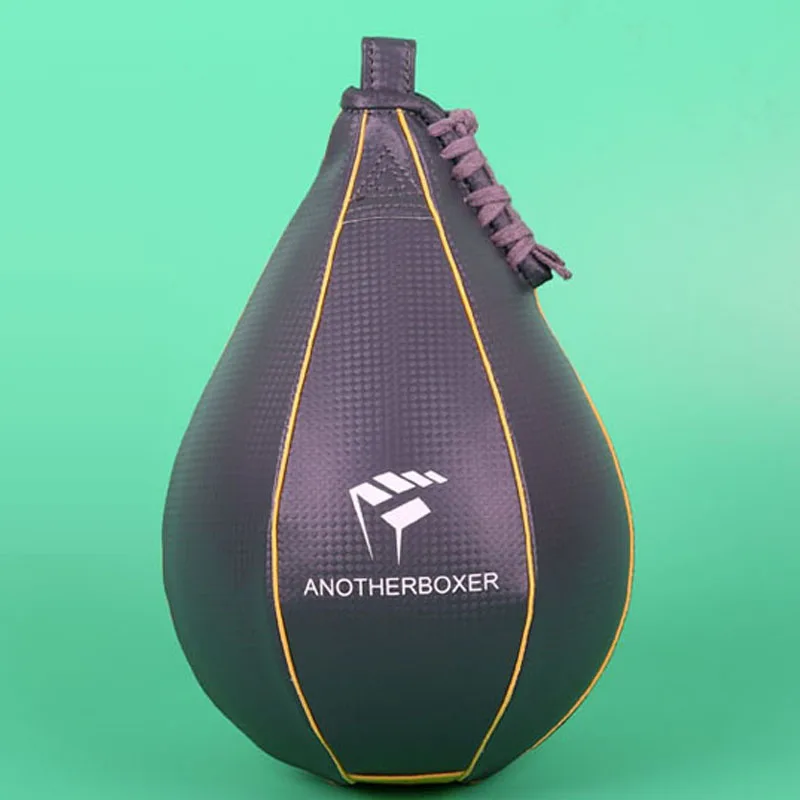 Gray Boxing Pear Боксерский скоростной мяч PU боксерская груша Sac De Boxe боксерский мешок спортивная скоростная сумка тренировочное оборудование инструменты - Цвет: Gray Boxing Pear