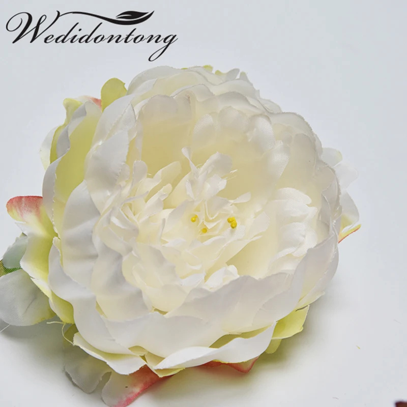 10 шт. пион цветок голову Шелковый Искусственные цветы для Свадебные украшения DIY