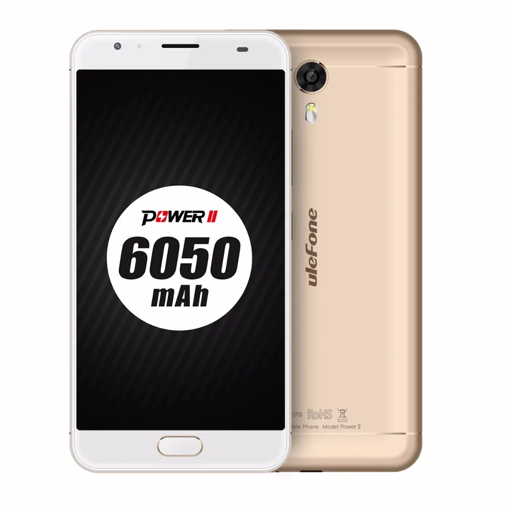 Оригинал Ulefone Мощность 2 Мобильный телефон 5.5 &quotFHD mtk6750t Octa core android 7.0 4 ГБ
