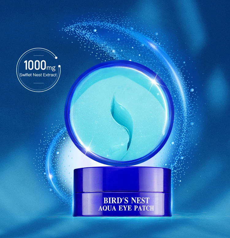 SNP 1000 mg Птичье гнездо Aqua Eye патч 60 пластырей с маска с гиалуроновой кислотой EGF против старения под маской для глаз