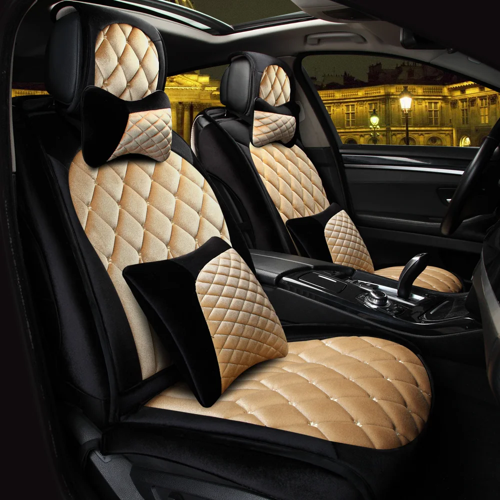 3D спортивные автомобильные чехлы для сидений автомобильный Стайлинг Toyota Corolla RAV4