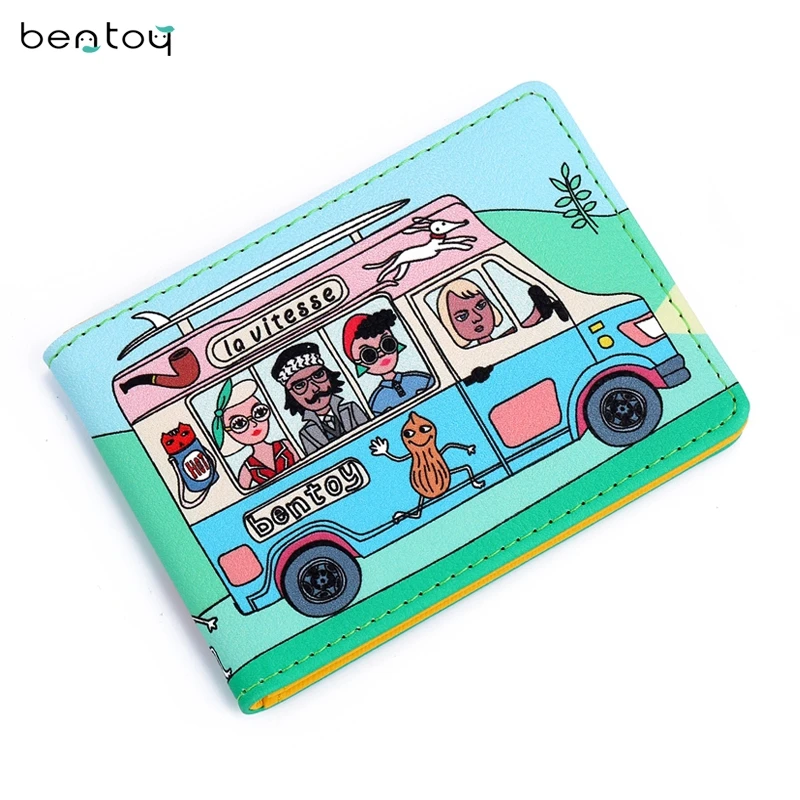 Индивидуальный Женский кошелек с забавными персонажами для визиток и