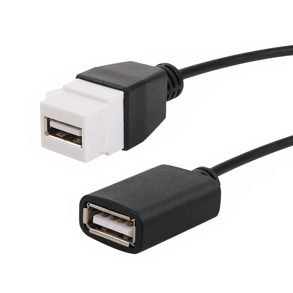 20 см короткий USB 2 0 свинцовый Удлинительный кабель жила женщина к гнезду