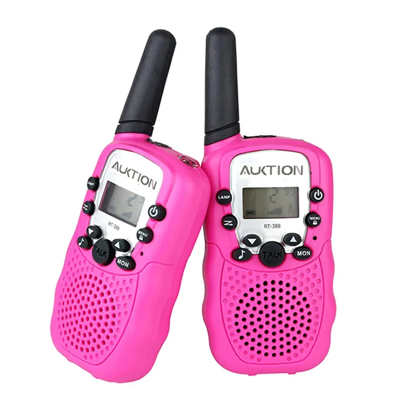 T 388 Mini Walkie Talkie UHF 462 550 467 7125 MHz Двусторонняя радиостанция 0 5 W 22CH для детей с ЖК