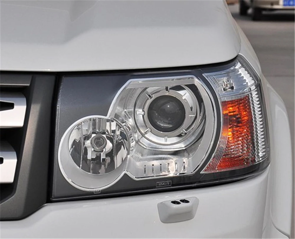 Для Land Rover Discovery 2 2007 2008 2009 2010 2011 2012 фары автомобиля прозрачные линзы автомобильный брелок крышка