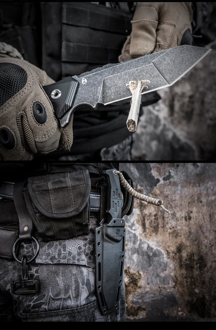 HX dotdoores D-182A прямой нож наружный тактический нож для выживания с EDC нож для кемпинга Прямые ножи