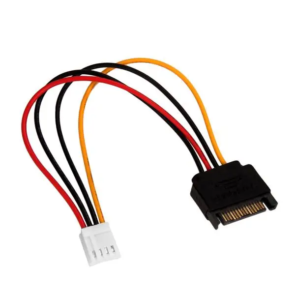 Кабель питания 20 см с 4 контактным штекером SATA шнур маленьким отверстием 15P 4P для