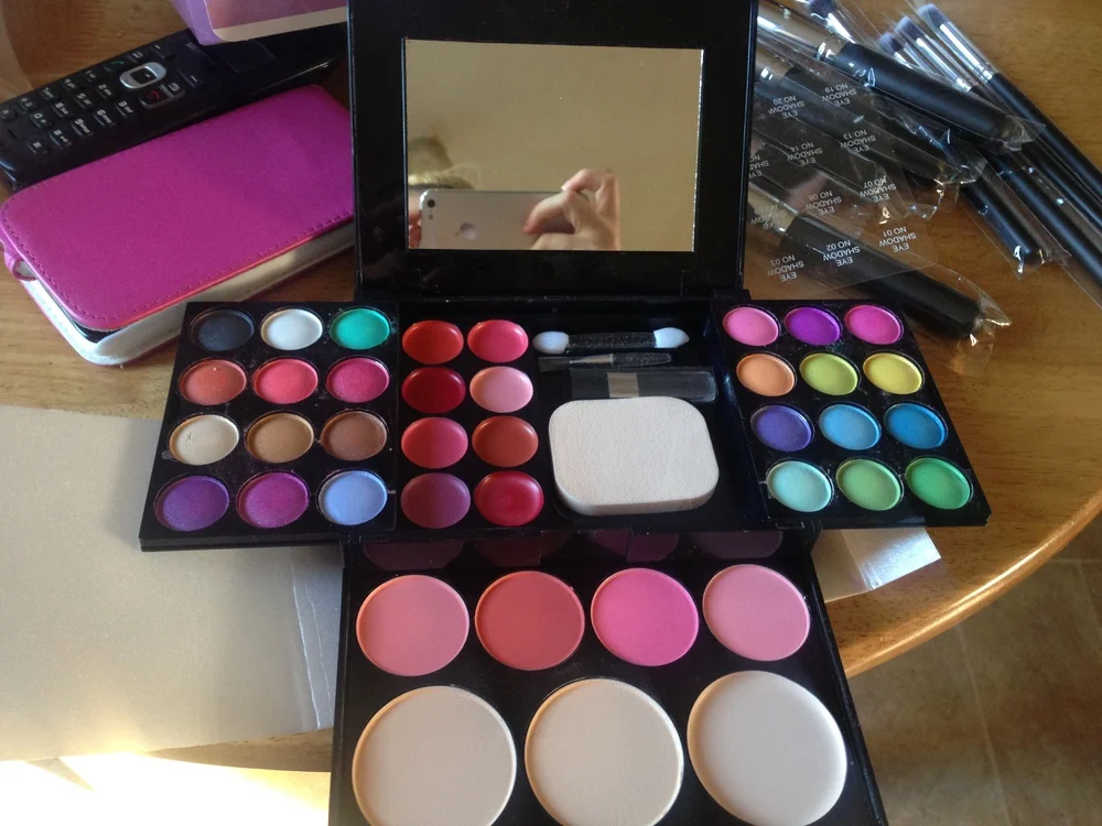 Горячая 39 цветов Тени для век макияж Палитра набор основа Румяна Косметика