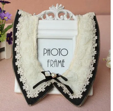 2015 новое поступление ручная работа широкий ложный воротник блестки и