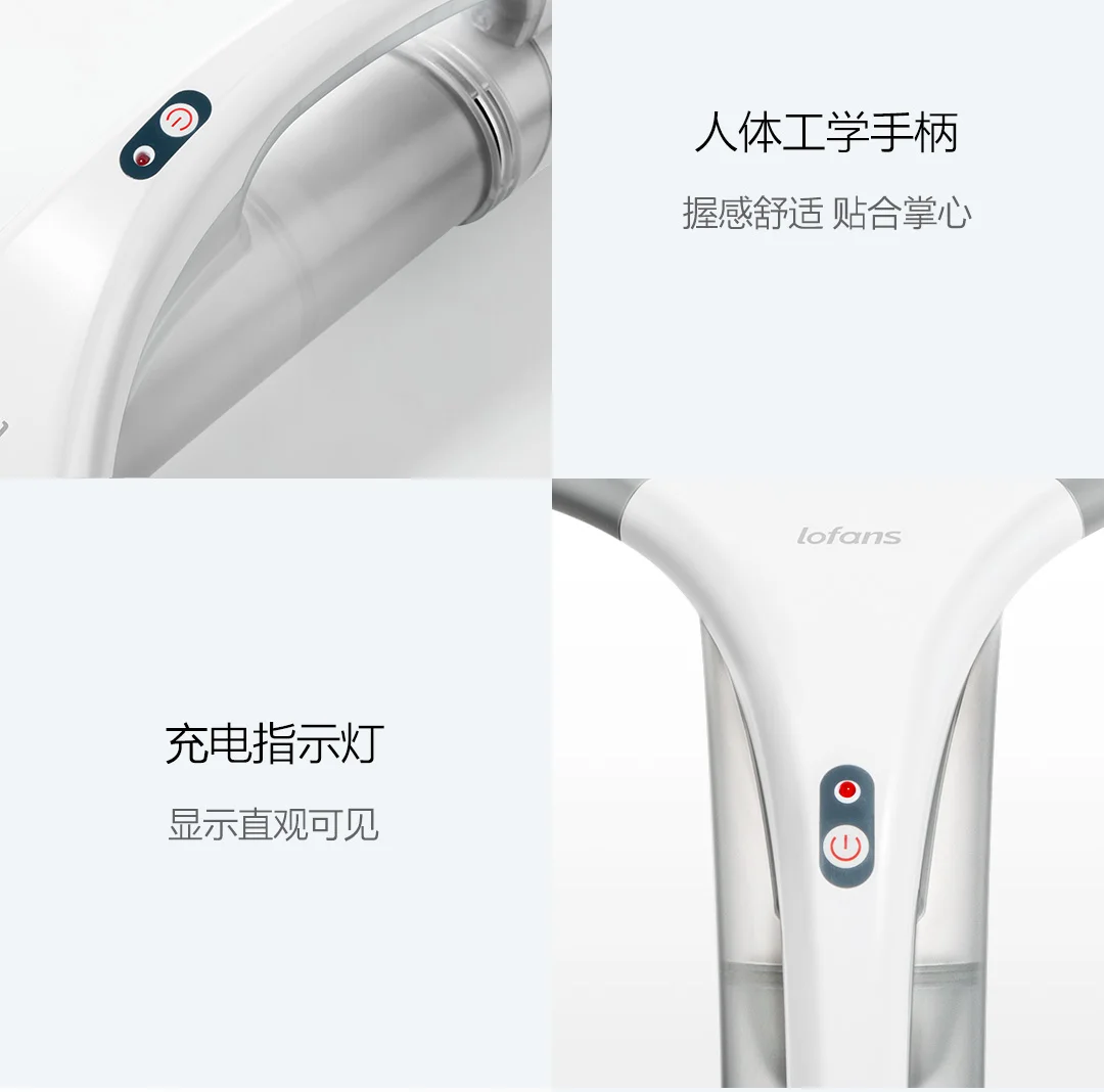 Xiaomi lofans, Электрический Очиститель Стекла, для окон, настольный, беспроводной, ручной, сильная всасывающая щетка, робот для кухни, комнаты
