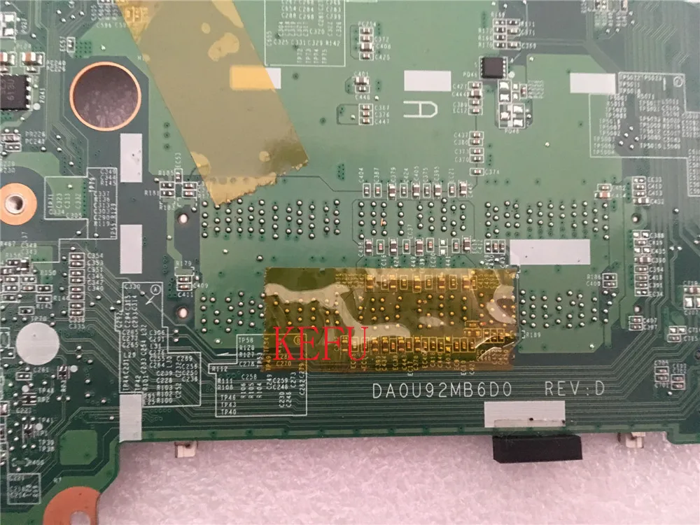 Материнская плата KEFU 734829 501 001 601 для HP Pavilion 15 N N013DX DA0U92MB6D0 100% протестирована и