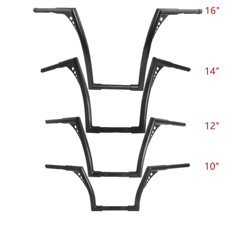 10/12/14/16 &quotRise 1 1/4&quot мотоцикл руль вешалки бар для Harley FLST FXST Sportster Softail XL 883 1200|Руль