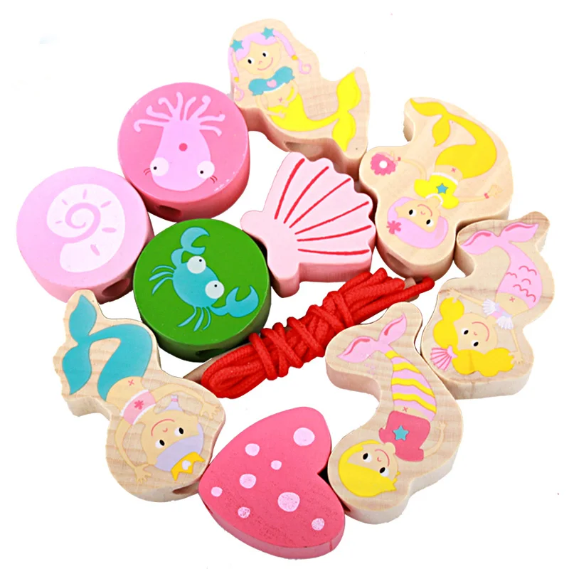 JaheerToy детские игрушки для мальчиков и девочек блоки существ робот шаблон веревка