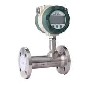 natural gas flow meter with 665 m3h measuring range 1 5 accuracy 420 ma or pulse output gas turbine flow meter