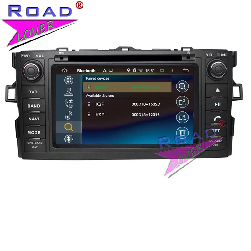 Roadlover Android 9 0 автомобильный DVD-плеер радио для Toyota Auris Corolla Hatchback 2012-Стерео GPS