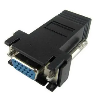 Переходник VGA мама для кабеля RJ45 Бесплатная доставка 200 шт./лот|rj45 cable|vga femalecable adapter