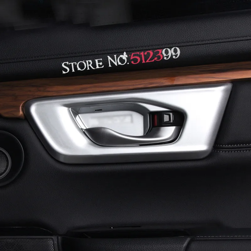 4* ABS Matte Inner Door Hand Bowl Cover Decorative Trim for Honda CRV CR-V 2017 2018 Car Styling Accessories | Автомобили и