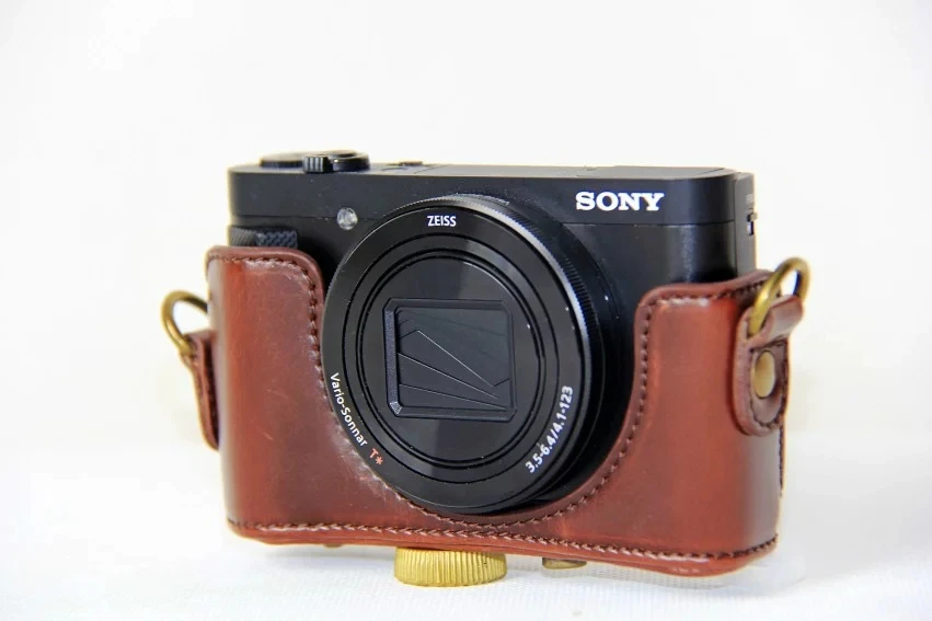 Новый роскошный кожаный чехол для камеры SONY Cyber shot DSC HX90 WX500|bag for|leather case bagcase bag |