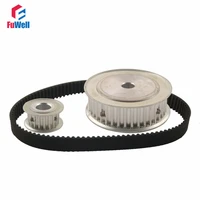 htd5m reduction timing belt pulley set 15t60t 1441 ratio 80mm center distance toothed pulley kit shaft 5m 365 gear pulley