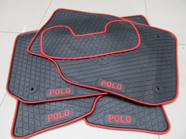 special latex non slip carpets no odor waterproof anti skip rubber car floor mats for VW POLO | Автомобили и мотоциклы