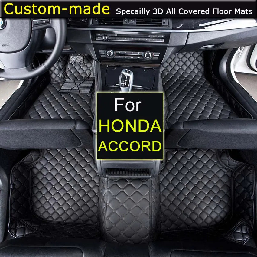 Для Honda Accord 6/7/8/9 2004 2008 2013 2 3 1993 2002 автомобильные коврики пользовательские ковры