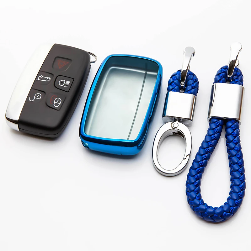 TPU Car Key Case Cover For Land Rover A9 Range Sport Evoque Freelander 2 Jaguar XE XJ XJL XF C-X16 V12 Guitar F X Typ | Автомобили и