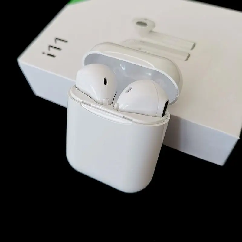 Белый I11 tws, беспроводные bluetooth наушники, 5,0, Bluetooth наушники, мини наушники, гарнитура для iPhone, iPad, samsung, huawei, xiaomi - Цвет: Белый