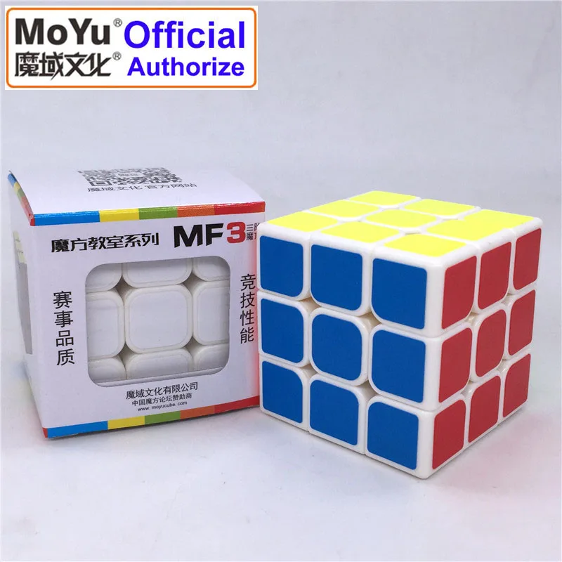 MOYU Sticker 5.6CM QIYI Warrior W скоростной куб 3x3x3 волшебный куб 5,6 см профессиональная головоломка вращающиеся гладкие кубики Magicos игрушки для детей Подарки MF3 - Цвет: MOYU Sticker 5.6CM