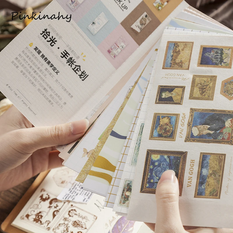 30 шт./компл. креативная наклейка в стиле INS книга свежая Паровая девушка серия Kawaii