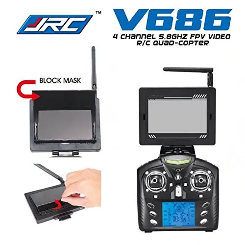 JJRC V686 V686G Безголовый режим 4CH 2 4 GHz RC FPV Квадрокоптер с 2MP камерой 5 8 ЖК монитор RTF|fpv