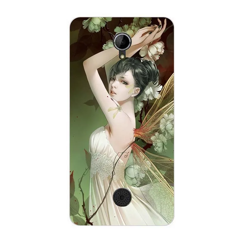 Soft Silicon Case For wiko U feel Fab UFeel Go Lite Prime Case Print Cover Rose Wolf Owl Patterned Phone Back Shell Fundas para - Цвет: A186