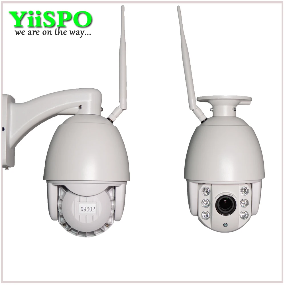 Беспроводная купольная IP-камера YiiSPO 720P 1080P FULL HD 4-кратный зум | Безопасность и