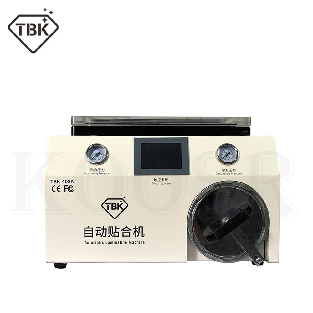 Новейший TBK-408A 15 дюймов вакуумный насос lcd OCA ламинатор Debubbler в одной машине для смартфона с сенсорным экраном