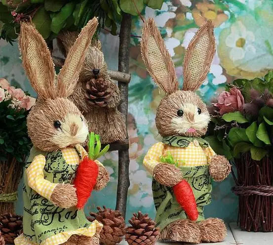 Бесплатная shipping.2pcs/Лот high 33cm подарки на день рождения милый Пасхальный бутафория