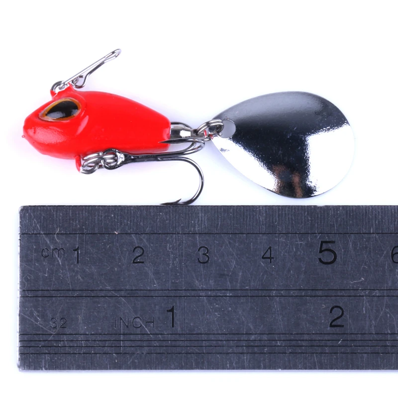 5Color New Quality Mini crank metal vibration lures VIB fishing vib blade lure 2.5cm 11.5g sinking artificial vibrator bass bait | Спорт и