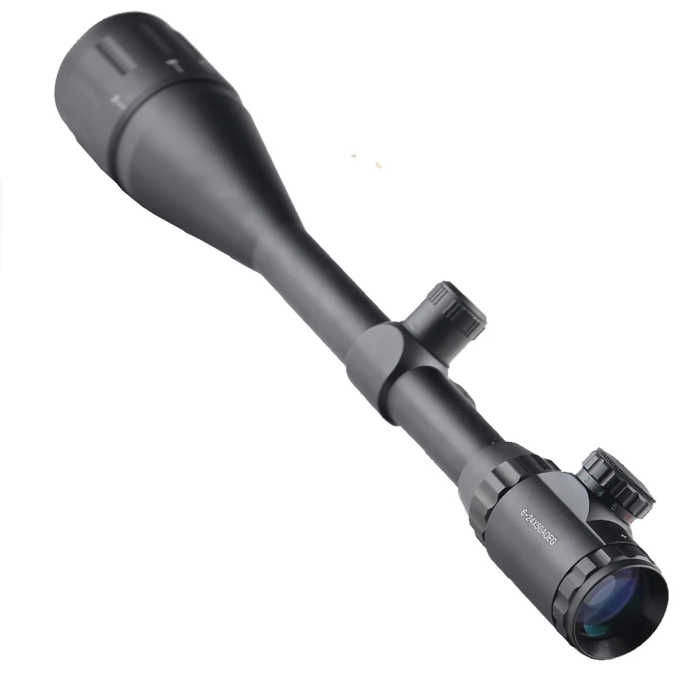 Прицел для охотничьей стрельбы BIJIA 6 24X50AOEG 1/4 MOA 25 4 мм 1 дюйм трубчатый прицел с 11