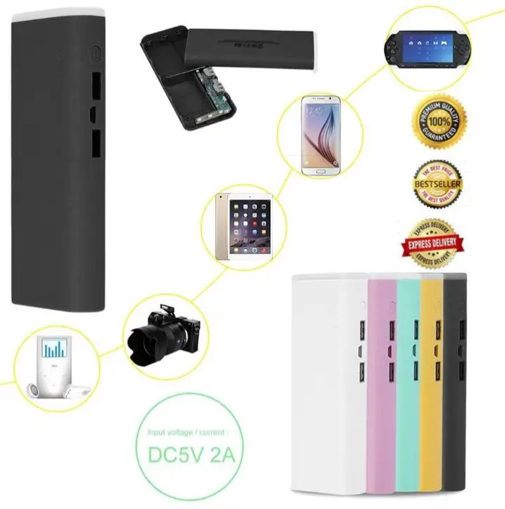 USB внешний аккумулятор портативный размер резервного аккумулятора зарядное